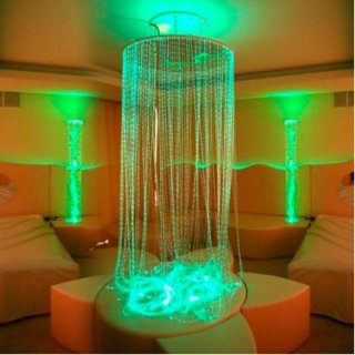 Комплект "Світловий дощ СД-100-2-LED-RGBW-9"